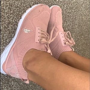 💕Blush pink Polo sneakers💕